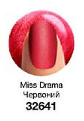 Напівматовий лак для нігтів &laquo;Дизайн-студія. Ефект сатину&raquo; 10 мл Miss Drama/Червоний 32641 32641 фото